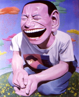 Yue Minjun Color Rain